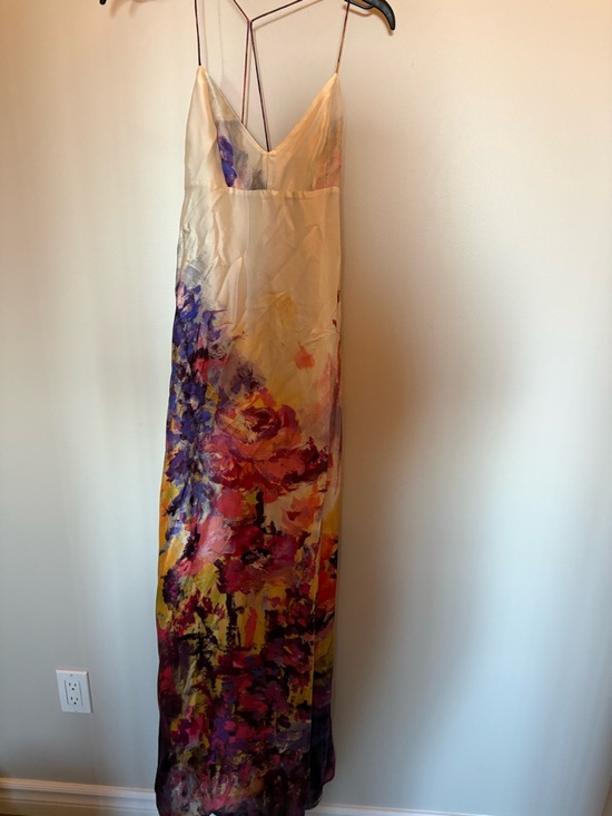 Dresses & Skirts - Tiger of Sweden 100 % Silk Floral Slip Dress in Cream and Multicolor size 34